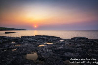 Sunrise, north shore of Lake Superior 1