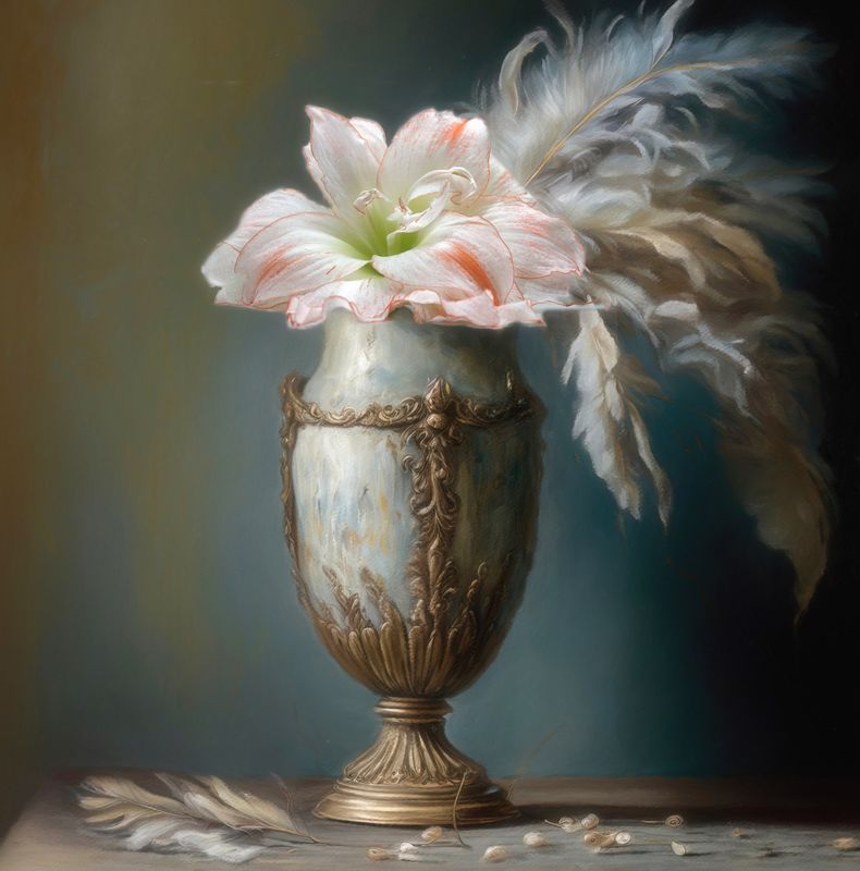 Amaryllis in a vase