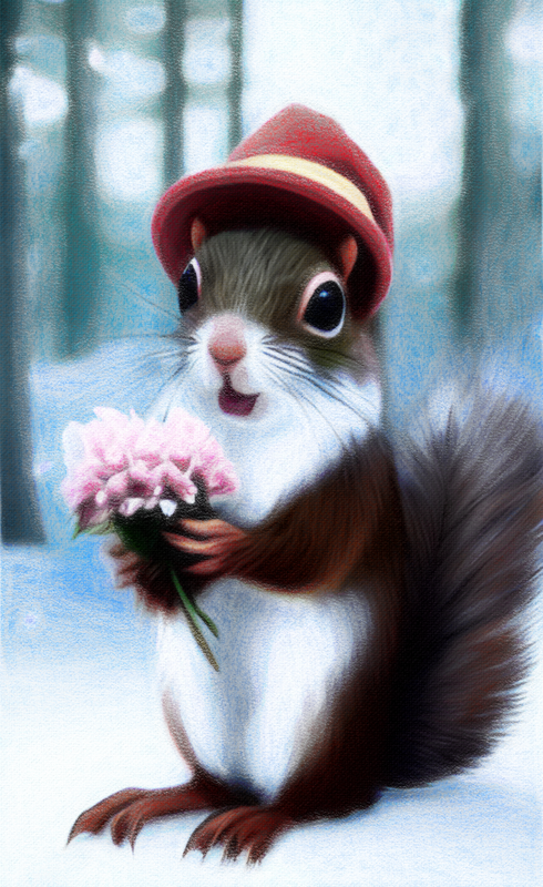 Cute squirrel…