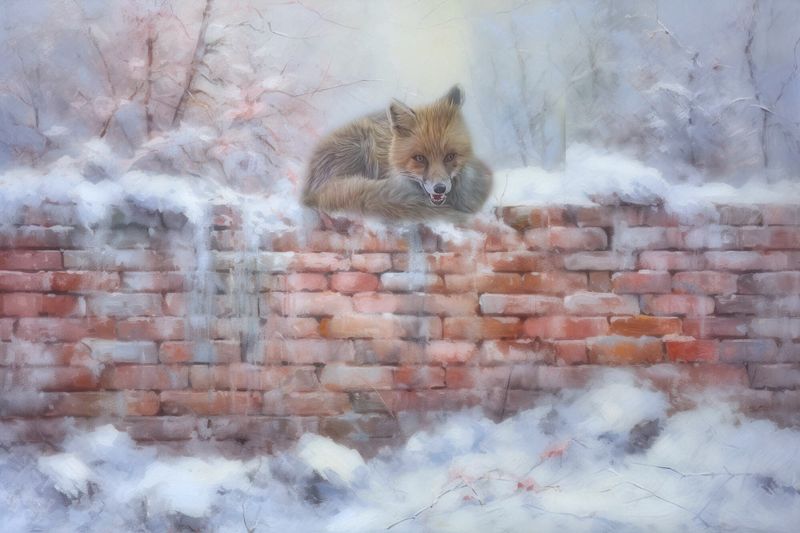 Leggy Fox Relaxing…