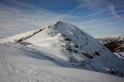 On the way up from Goldbachscharte pass to Karlsspitze