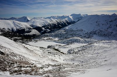 Looking down Goldbachsee 1880m