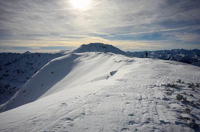 On the ridge between Karlzpitze and Schreinl