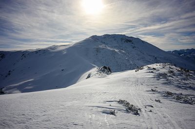 On the ridge between Karlzpitze and Schreinl