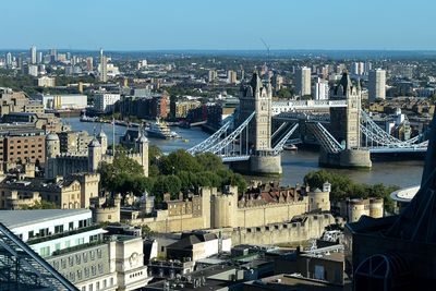 Tower of London and Tower Bridge, London