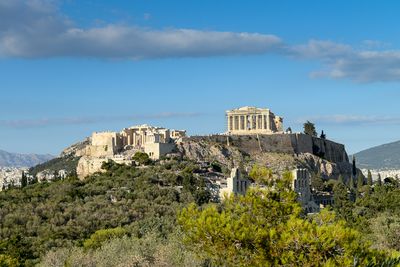 Acropolis view from Philopappos Hill, Athens