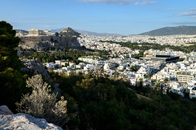 Athens view from Philopappos Hill, Athens
