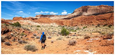 Returning cross country to Post Corral