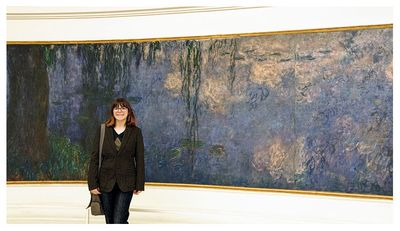 Nymphéas (The Water Lilies) by Claude Monet (Le Matin aux saules/The morning with the Willows)