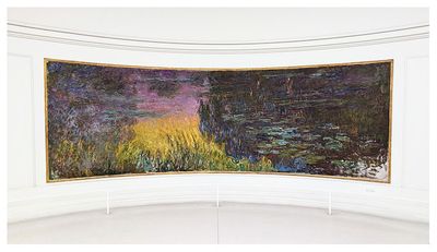 Nymphéas (The Water Lilies) by Claude Monet (Soleil couchant/Sunset)
