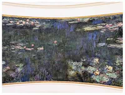 Nymphéas (The Water Lilies) by Claude Monet (Reflets verts/Green reflections)