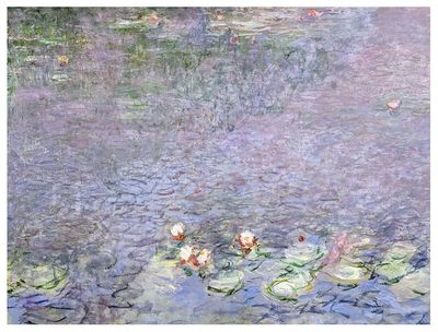 Nymphéas (The Water Lilies) by Claude Monet (Matin/Morning)