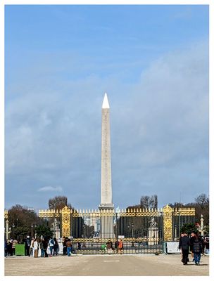 The Luxor Obelisk in Place de la Concorde