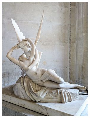 Psyche Revived by Cupid's Kiss by Antonio Canova