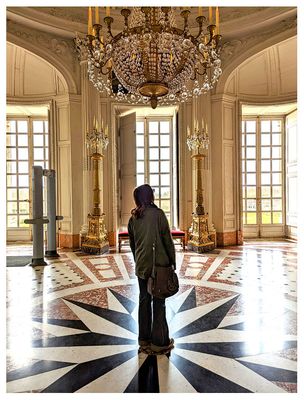 The Round Room in the State Apartments at Grand Trianon