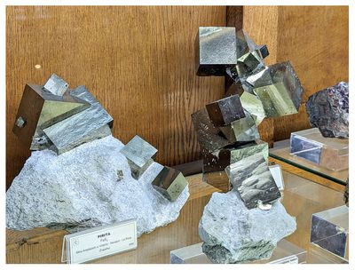Impressive pyrite specimens