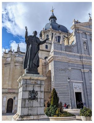 Almudena Cathedral - Pope John Paul II