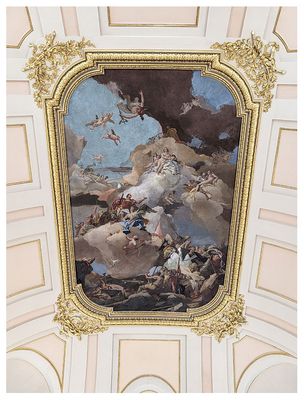 Hall of Halberdiers: Tiepolo's fresco