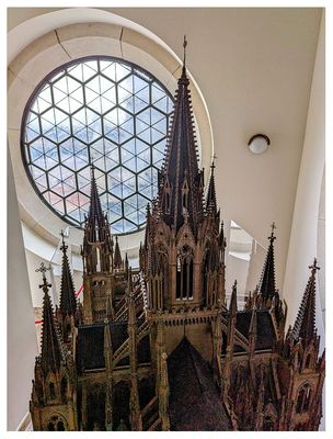 Gothic model of the Almudena Cathedral