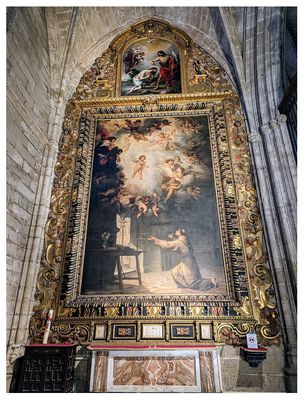 Seville Cathedral: Chapel of St. Anthony and Murillo's Vision of St. Anthony