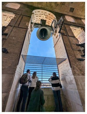 Seville Cathedral: Norah in the Giralda bell tower