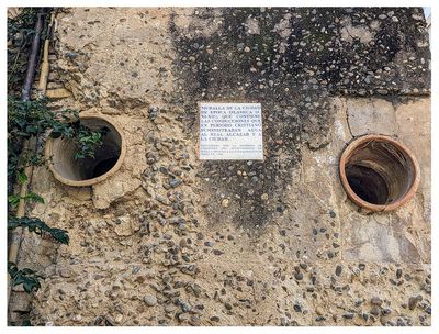Ancient pipes on Calle del Agua
