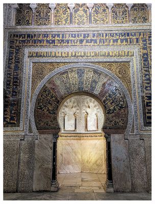 Mezquita-Catedral: The mihrab