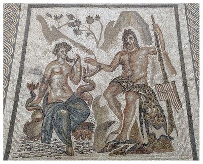Alczar: Galatea and Polyphemus in the Hall of Mosaics