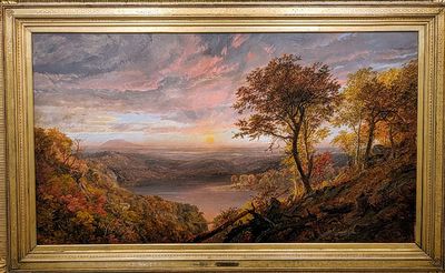 The Thyssen: Greenwood Lake by Jasper Francis Cropsey