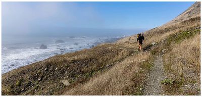 Hiking the bluffs