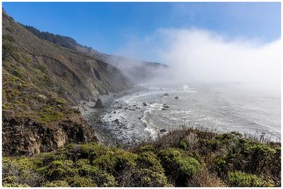 Beautiful views emerging through the fog