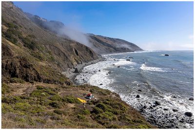 Our campsite at Sea Lion Gulch
