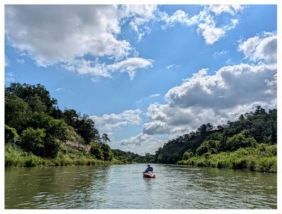 Kayaking through the Fort Niobrara National Wildlife Refuge