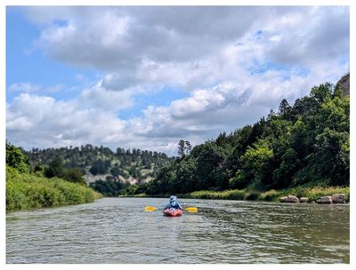 Beautiful day on the river