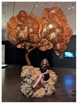 One Seater Concrete Tree by Nacho Carbonell