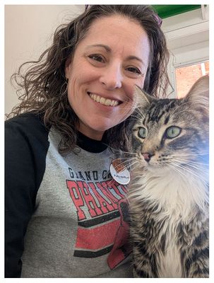 Hanging with the cats