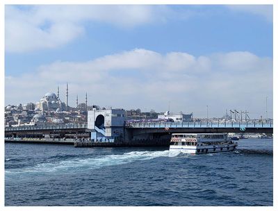 Galata Bridge and Suleymaniye Mosque