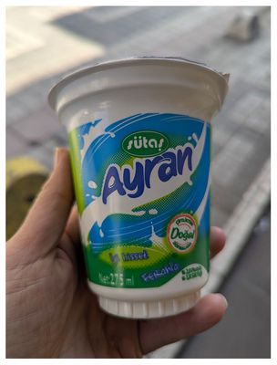 Ayran (salty yogurt drink)