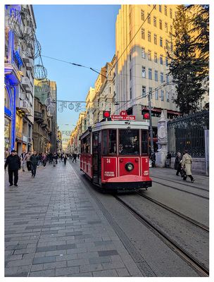 Istiklal Street tram, Beyoglu District