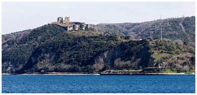 Yoros Castle from the ferry