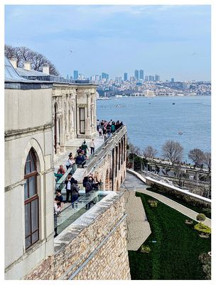 View of the Bosphorus and Istanbul