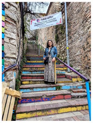Rainbow stairs