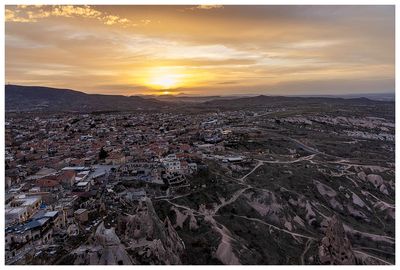Uhisar Castle sunset