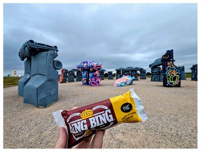 A Twin Bing and Carhenge - definitely in Nebraska!