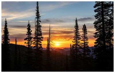 Sunrise on the Emerald Lake Trail