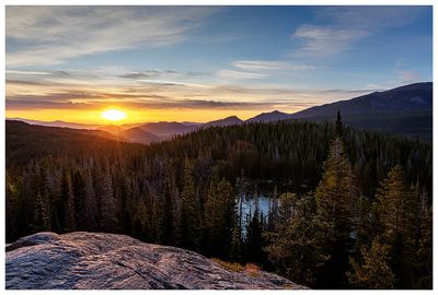 Sunrise on the Emerald Lake Trail