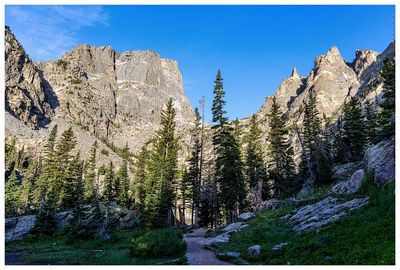 Hallett Peak above Emerald Lake