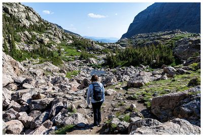 Descent from Sky Pond