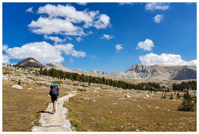 Entering Forrester Pass Basin