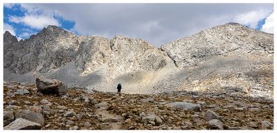 Close to the final approach to the pass